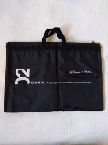 DERIV. 가먼트 백 블랙