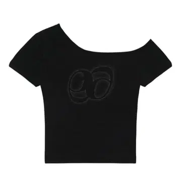 ason as''on KIKI SLIM TEE BLACK