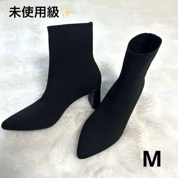 미사용급 소프트 스트레치 니트부츠 숏부츠 M