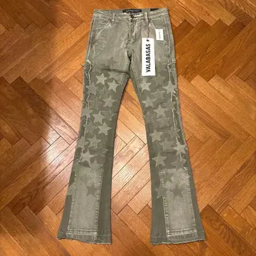 valabasas 발라바사스 그린 스키니 플레어 데님 29 스타 새상품