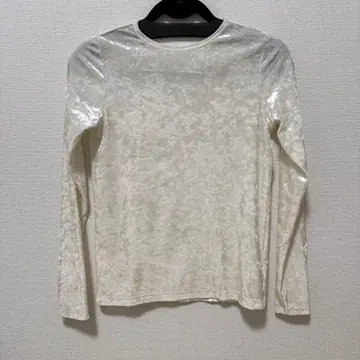 TOMORROWLAND MACPHEE 벨로아 롱 슬리브 풀오버