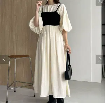 CAPRICIEUX LEMAGE 뷔스티에 SET 퍼프 원피스
