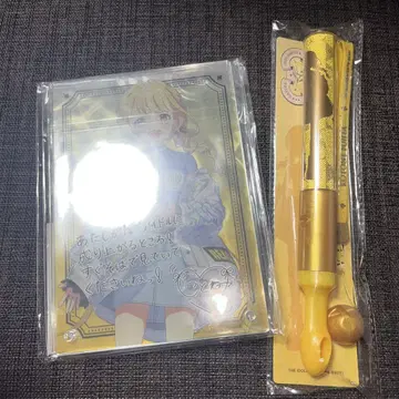 학원 아이돌 마스터 후지타 코토네 메시지 패널+응원봉 미개봉 초