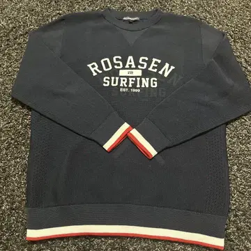 ROSASEN 네이비 니트 L