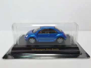 교쇼 1/64 폭스바겐 뉴 비틀 블루 미니카