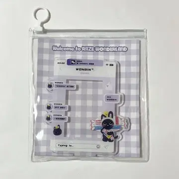RIIZE 중국 상하이 POPUP 아크릴 포토 스탠드 원빈
