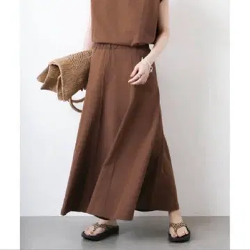 저널 스탠다드 저지 플레어 스커트