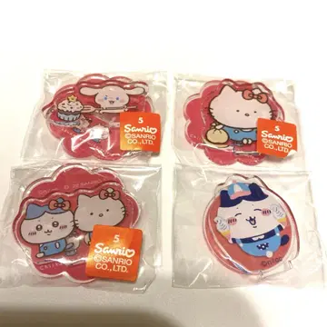 치이카와 산리오 아크릴 스탠드 가챠 4개 세트