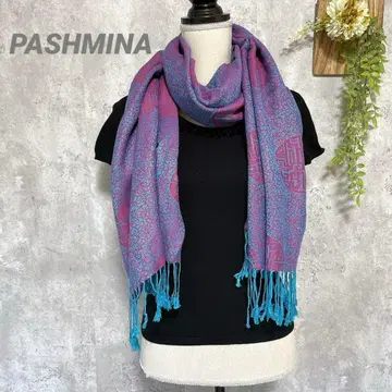 새상품급 [ PASHMINA ] 스톨 대형 머플러 자카드 올 패턴 실크