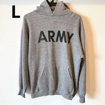 USA제 러셀 ARMY 후드티 후디 L 별 택 빈티지