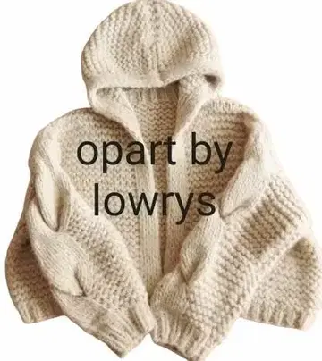 새상품급! apart by lowrys 후드 가디건 알파카 혼방