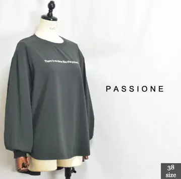 택 포함 새상품 [PASSIONE] 파시오네 프티 벌룬 슬리브 티셔츠