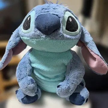 스티치 봉제 인형 스카이블루