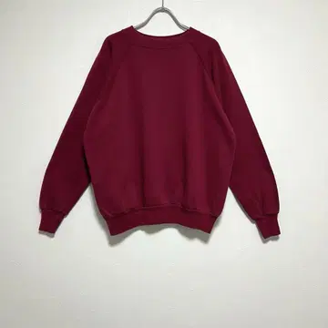 90s J.E. MORGAN 버건디 맨투맨 vintage