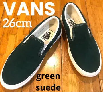 반스 스웨이드 그린 슬립온