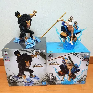 제일복권 원피스 장인의 계보 D상 루치 E상 에넬 피규어 2점