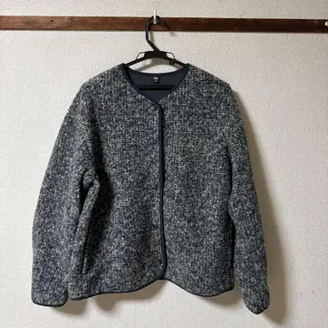 새상품 보아 플리스 가디건 UNIQLO