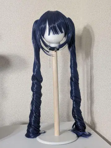 딜러님 제작 8~9inch 롱 컬 트윈 테일 블루 MDD DD