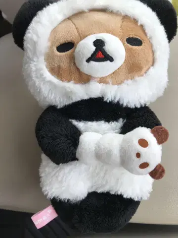 레어!! 리락쿠마 캐러밴 한정판 팬더 의상 모으는 봉제 인형