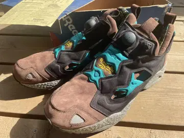 리복 펌프 퓨리 브라운 터콰이즈 레어 컬러