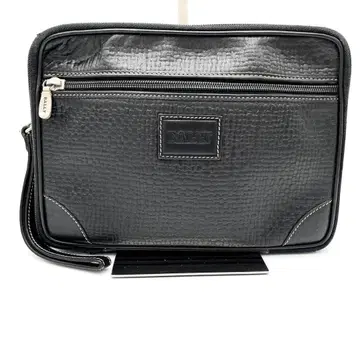 [새상품급] BALLY 클러치백 이탈리아제 가죽 블랙