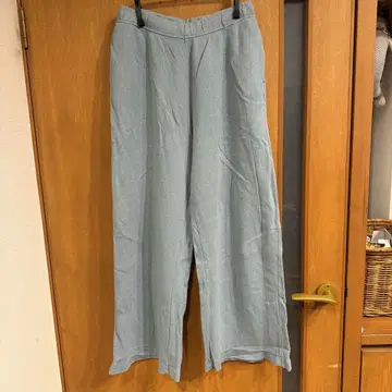 Fit Melange 와이드 팬츠 라이트 블루