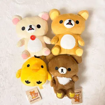 리락쿠마 다 같이 앉아 봉제 인형 4종 세트