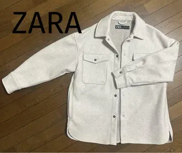 ZARA 라이트 그레이 셔츠 자켓