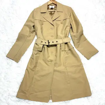 아르마니 익스체인지 트렌치코트 벨트 베이지 L