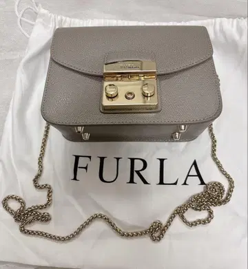 [ 새상품급 ] FURLA 그레이 숄더백 SABBIA