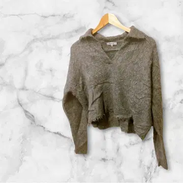 Madewell 메이드웰 알파카 울 혼방 V넥 니트 S