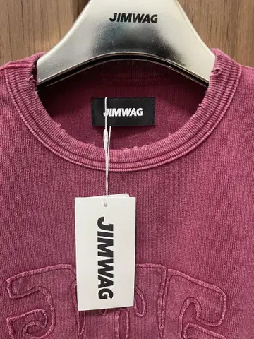 JIMWAG 숏 기장 리브 t