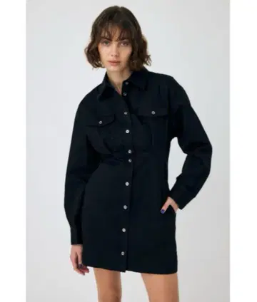 moussy 원피스 블랙 미니