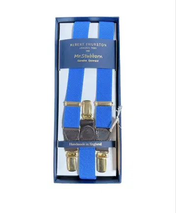 [ 선착순 ] 앨버트 서스턴 서스펜더 영국 브레이시스 색스 블루