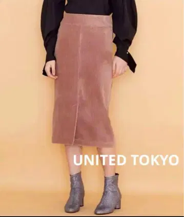 [ UNITED TOKYO ] 유나이티드 도쿄 코듀로이 스커트 새상품급