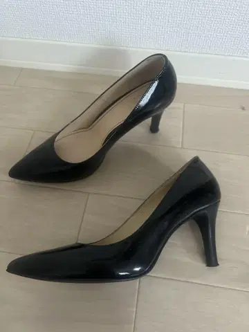 flag blu verde 플래그 블루 베르데 신발 블랙 펌프스 23cm