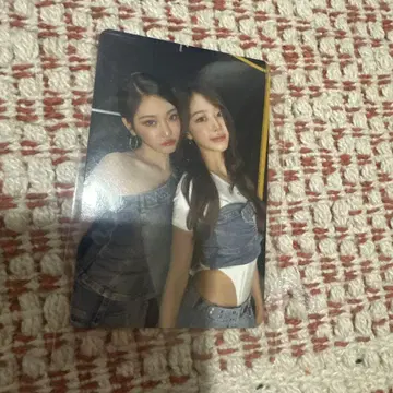 aespa LIVE@후쿠오카 CD 특전 A상 트레이딩 카드 지젤 닝닝