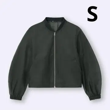 새상품급 GU 시어 블루종 블랙 S 사이즈