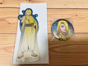 NARUTO 데이다라 애니메이트 카페 아크릴 스탠드 캔뱃지 세트