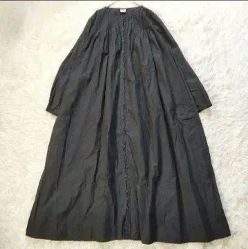 새상품급 ] 츠하루 바이 사만사 모스모스 핀턱 개더 원피스 차콜