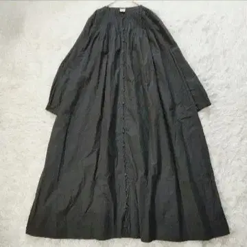 새상품급 ] 츠하루 바이 사만사 모스모스 핀턱 개더 원피스 차콜