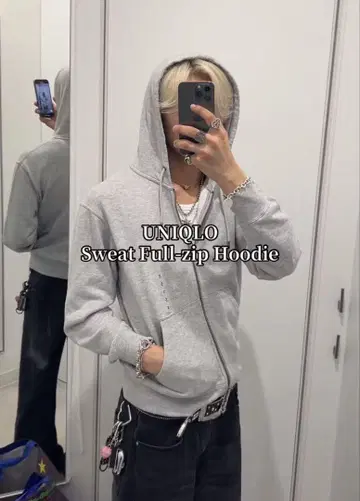 uniqlo full zip hoodie