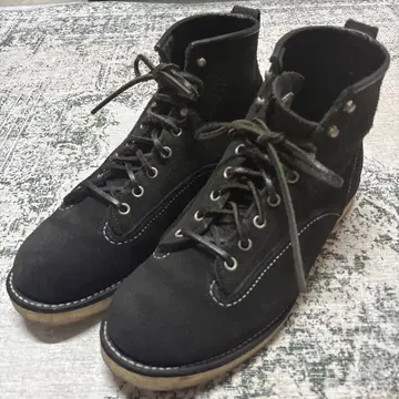 REDWING 2900 라인맨 부츠 블랙 스웨이드 28cm