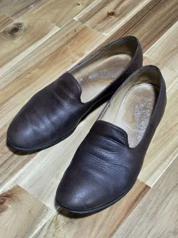 MR.OLIVE LEATHER /OPERA SLIP-ON SHOES