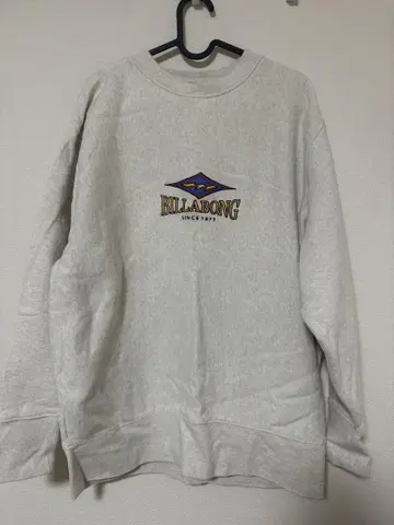 BILLABONG 그레이 맨투맨 속기모