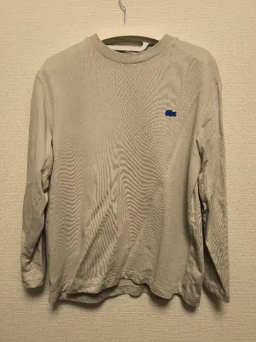 LACOSTE 그레이 긴팔 티셔츠
