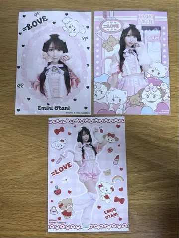 =LOVE 오타니 에미리 브로마이드 mikko 컴프