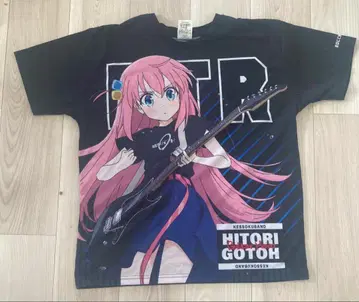 M 사이즈 봇치더록! Hitori Gotoh T셔츠