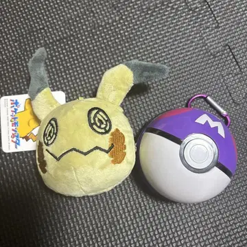 미미큐 봉제 인형 & 몬스터볼 키링