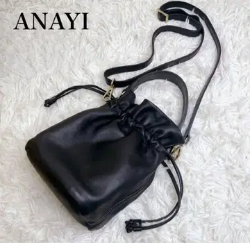 새상품급 ANAYI 아나이 2way 숄더백 핸드백 복조리 블랙